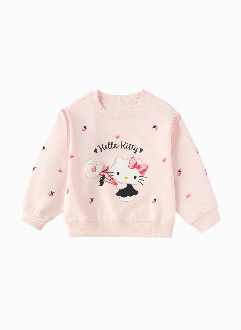Toddler Girls Round neck sweatshirt